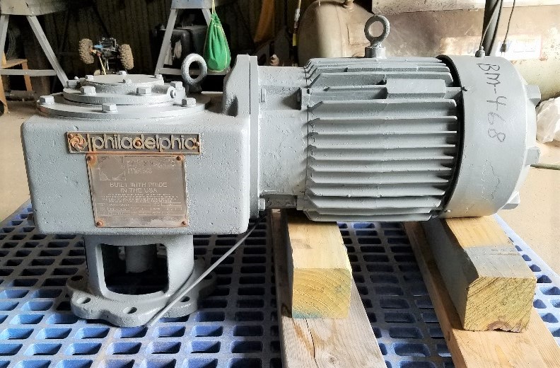 ***SOLD*** Qty(2) Bolt on, Philadelphia Mixer/Agitator. Model MT-03PTO, 5 HP, 1160 RPM in/ 45 RPM out